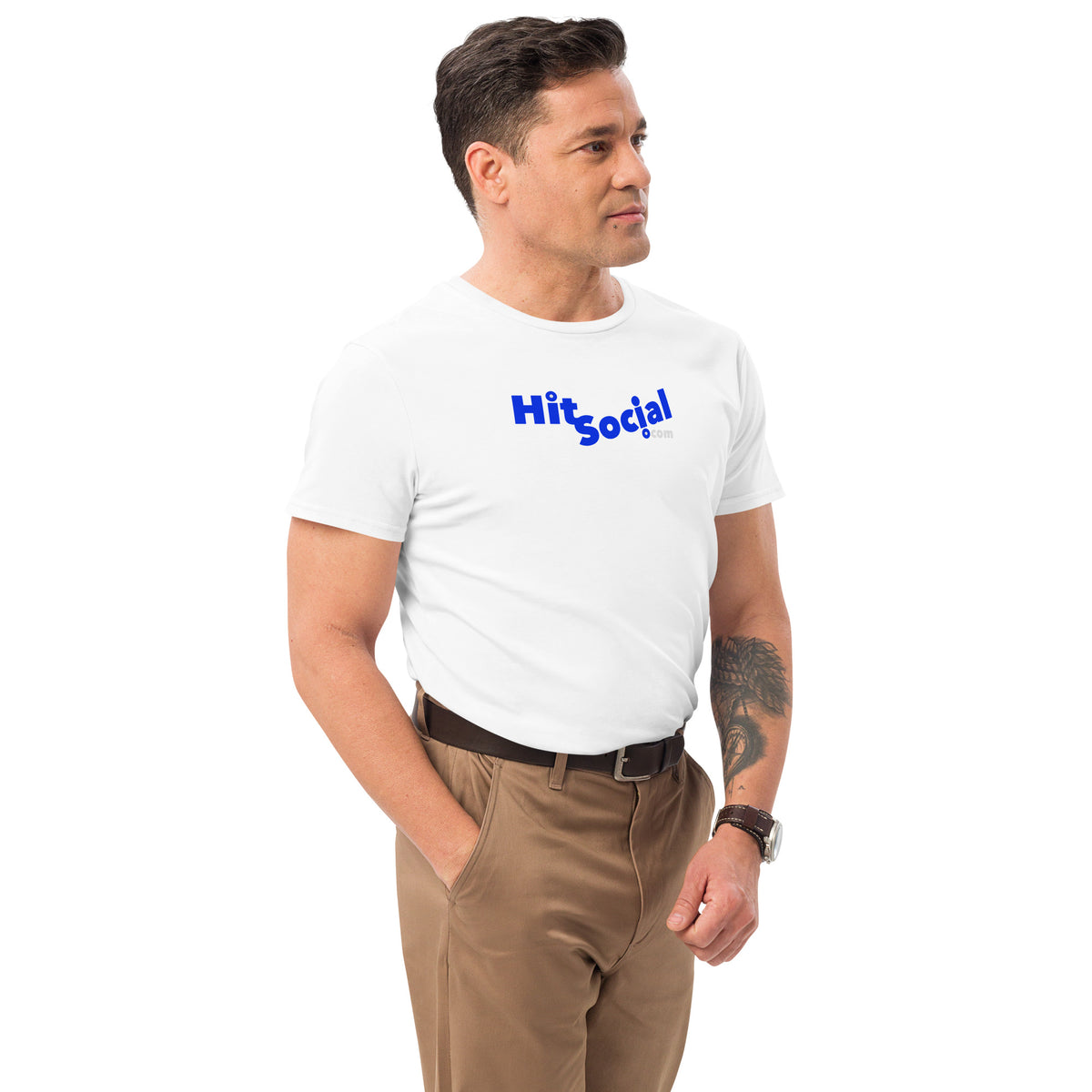 T-shirt premium en coton homme