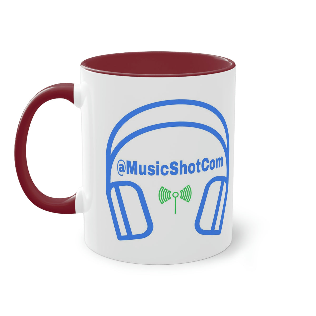 Manu MusicShot Two-Tone Coffee Mug, 11oz