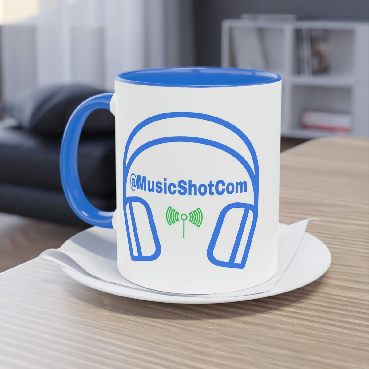 Manu MusicShot Two-Tone Coffee Mug, 11oz