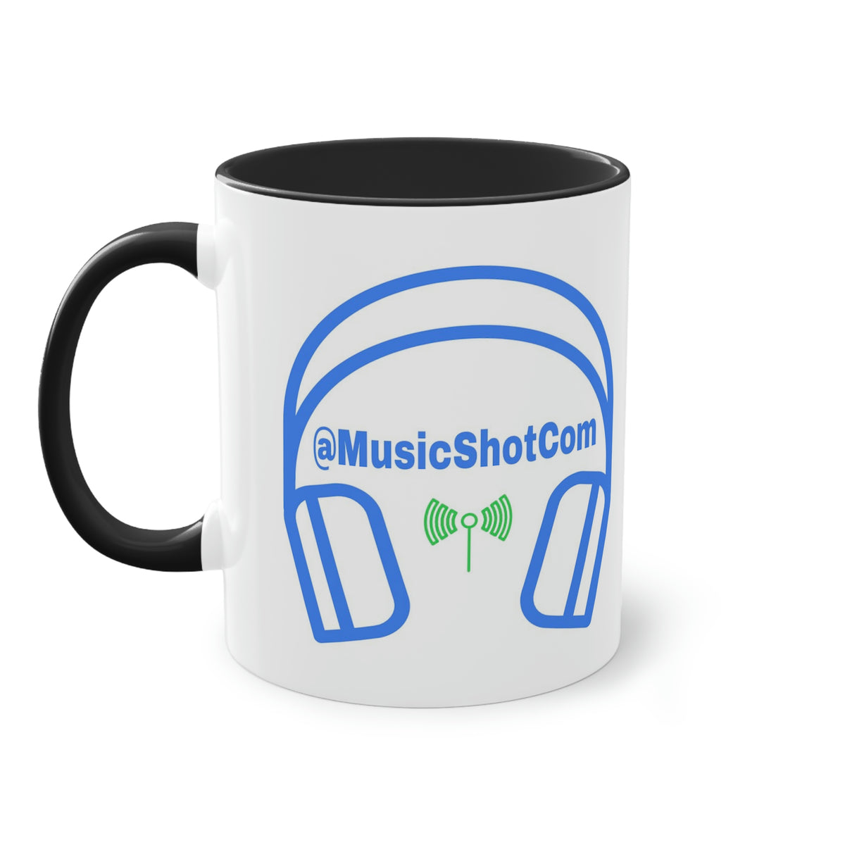 Manu MusicShot Two-Tone Coffee Mug, 11oz