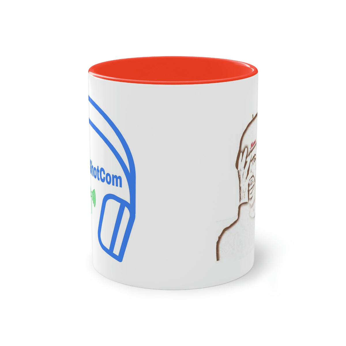 Manu MusicShot Two-Tone Coffee Mug, 11oz