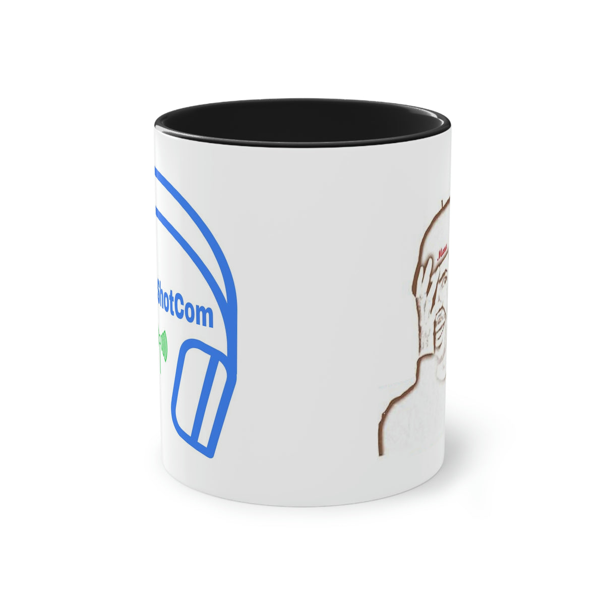 Manu MusicShot Two-Tone Coffee Mug, 11oz