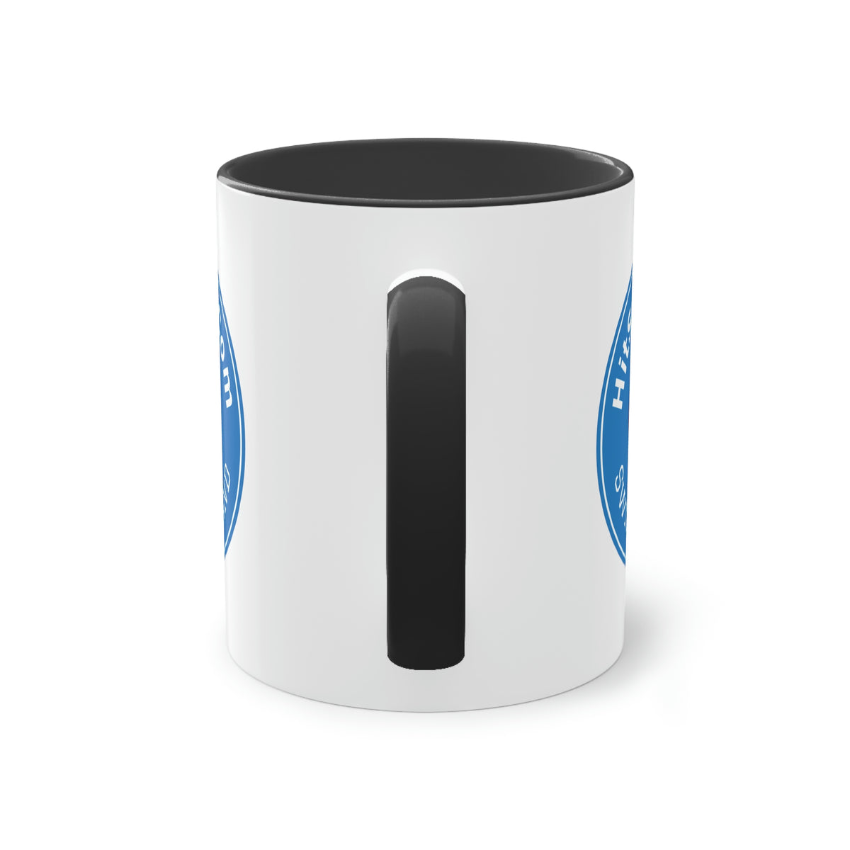 HitSocialCom CH Two-Tone Coffee Mug, 11oz