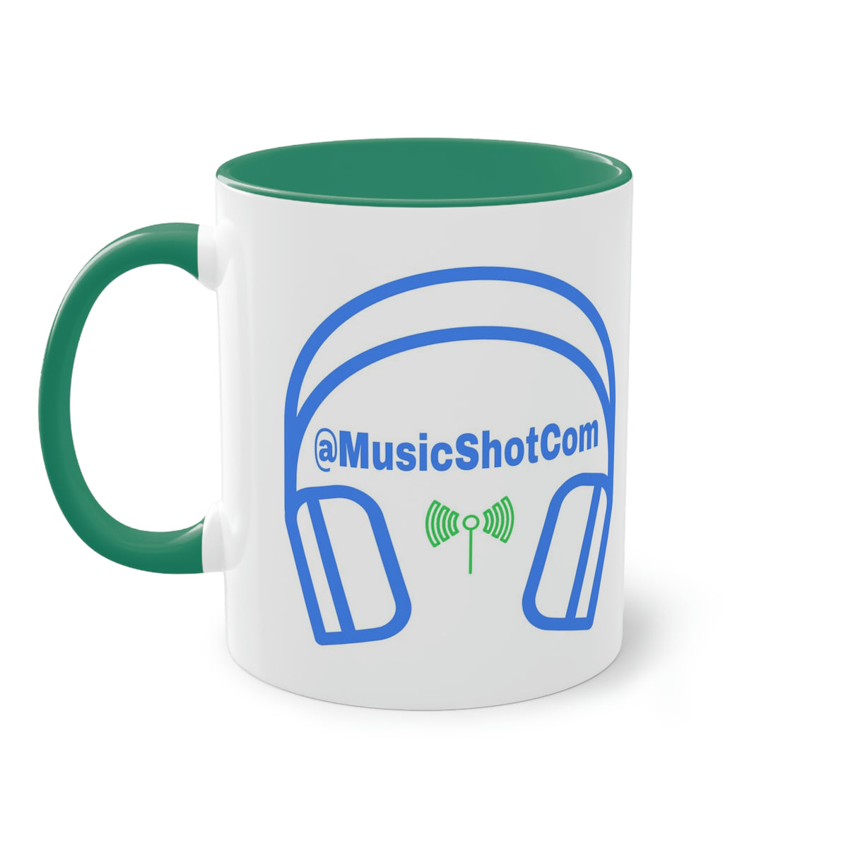 Manu MusicShot Two-Tone Coffee Mug, 11oz