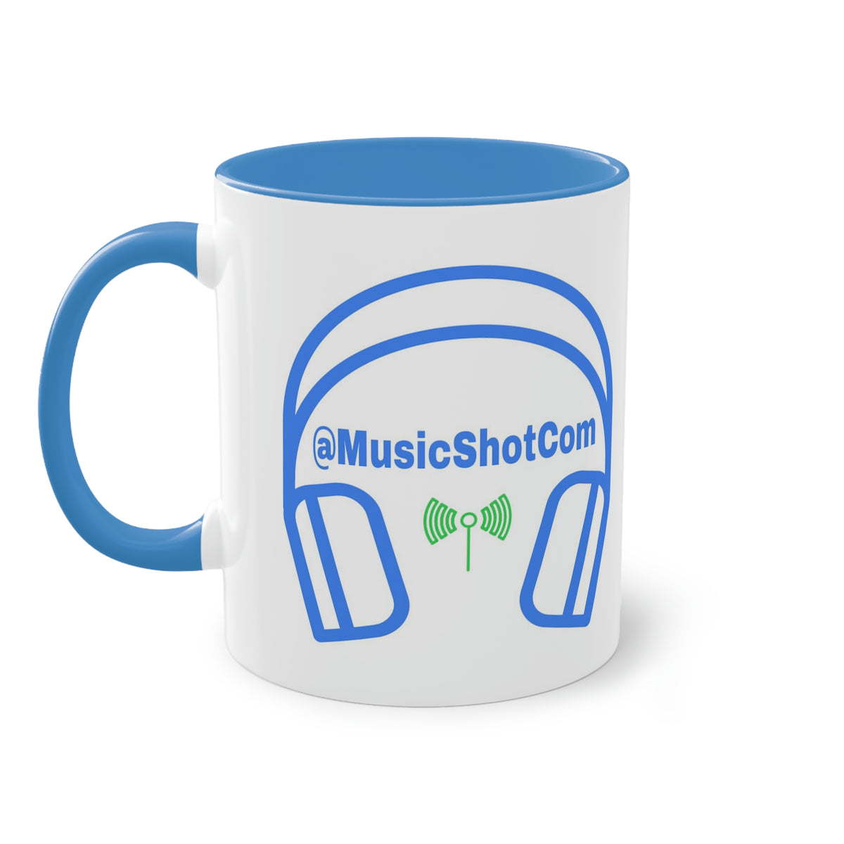 Manu MusicShot Two-Tone Coffee Mug, 11oz