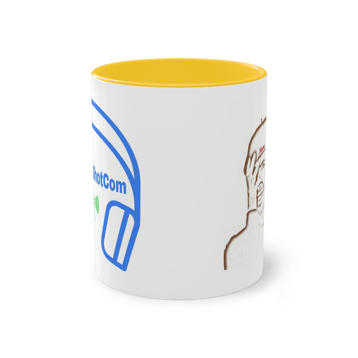 Manu MusicShot Two-Tone Coffee Mug, 11oz