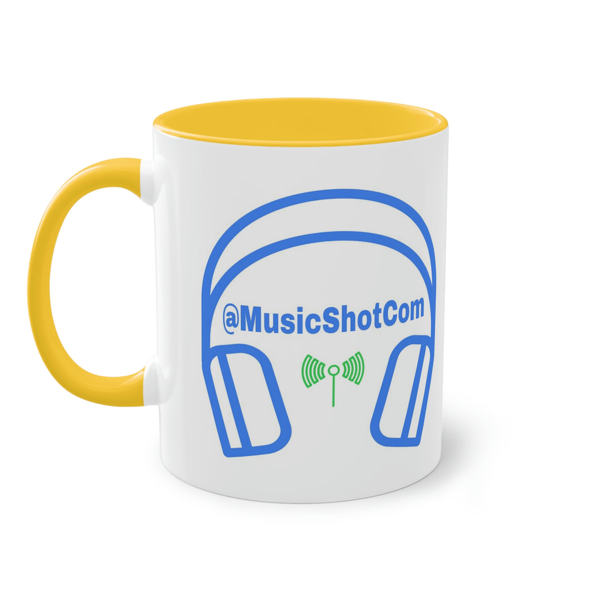 Manu MusicShot Two-Tone Coffee Mug, 11oz