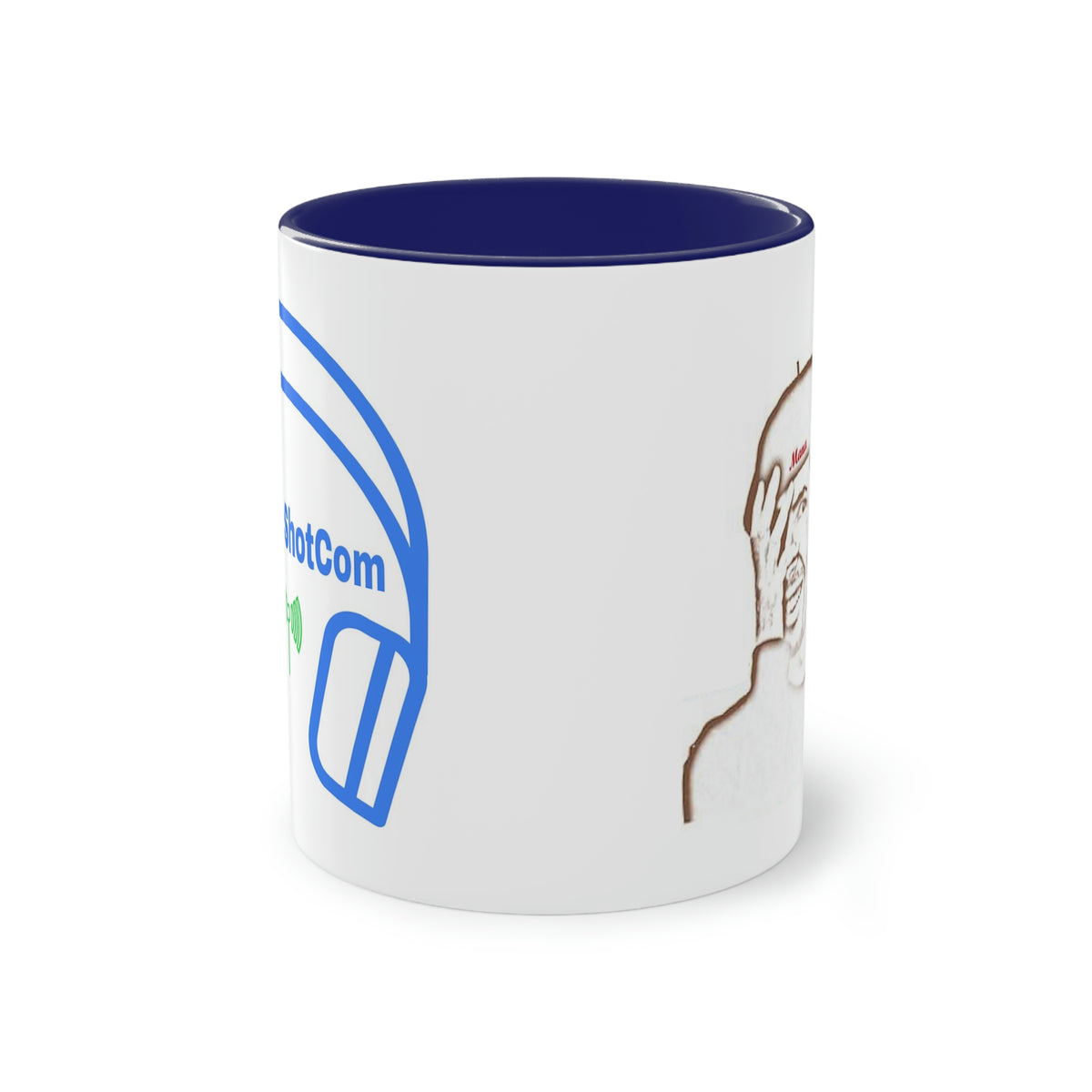 Manu MusicShot Two-Tone Coffee Mug, 11oz