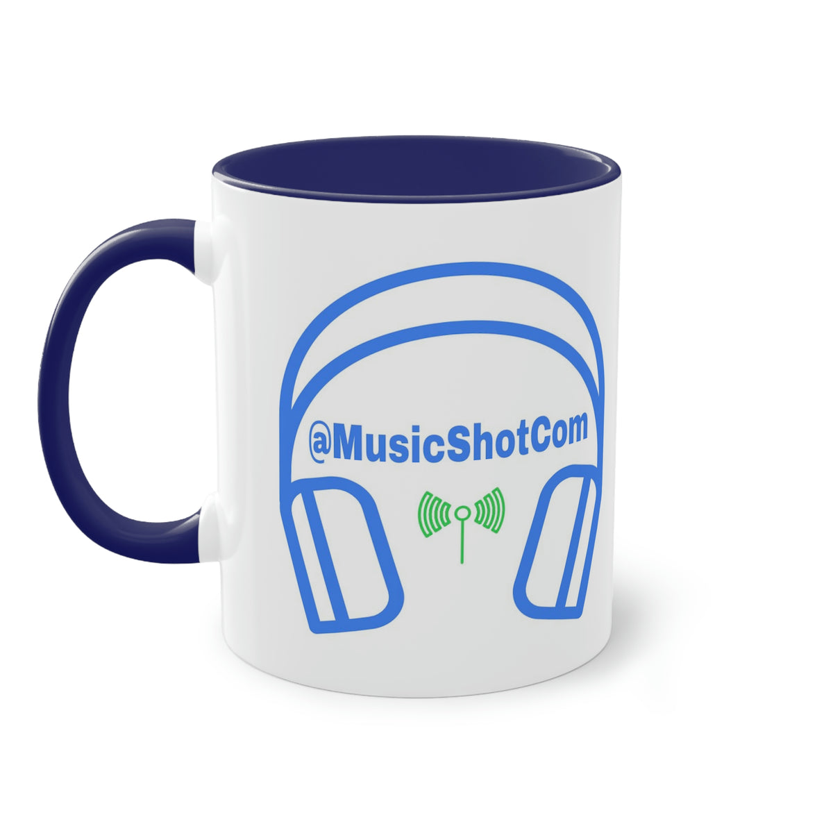 Manu MusicShot Two-Tone Coffee Mug, 11oz