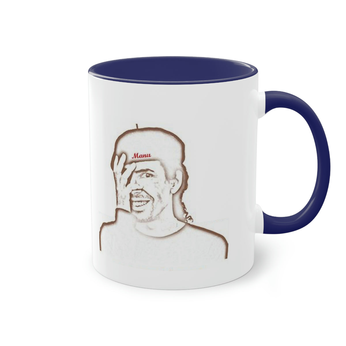 Manu MusicShot Two-Tone Coffee Mug, 11oz