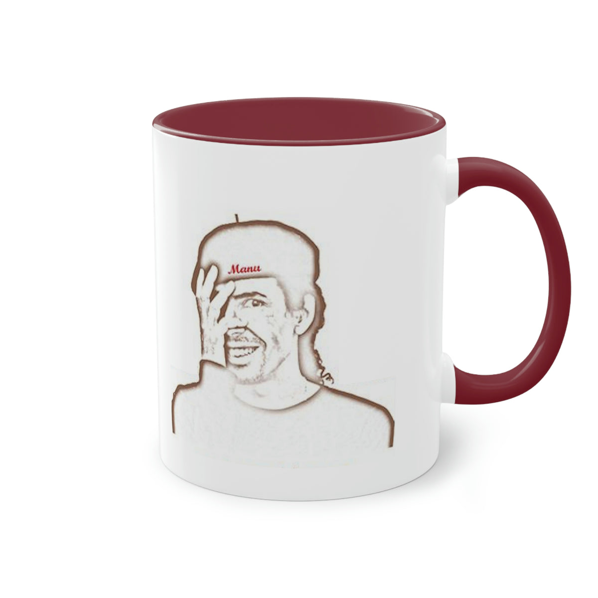Manu MusicShot Two-Tone Coffee Mug, 11oz