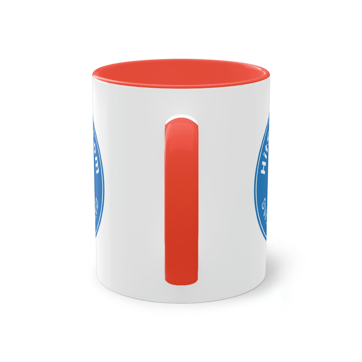 HitSocialCom CH Two-Tone Coffee Mug, 11oz