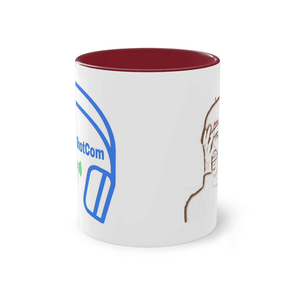 Manu MusicShot Two-Tone Coffee Mug, 11oz