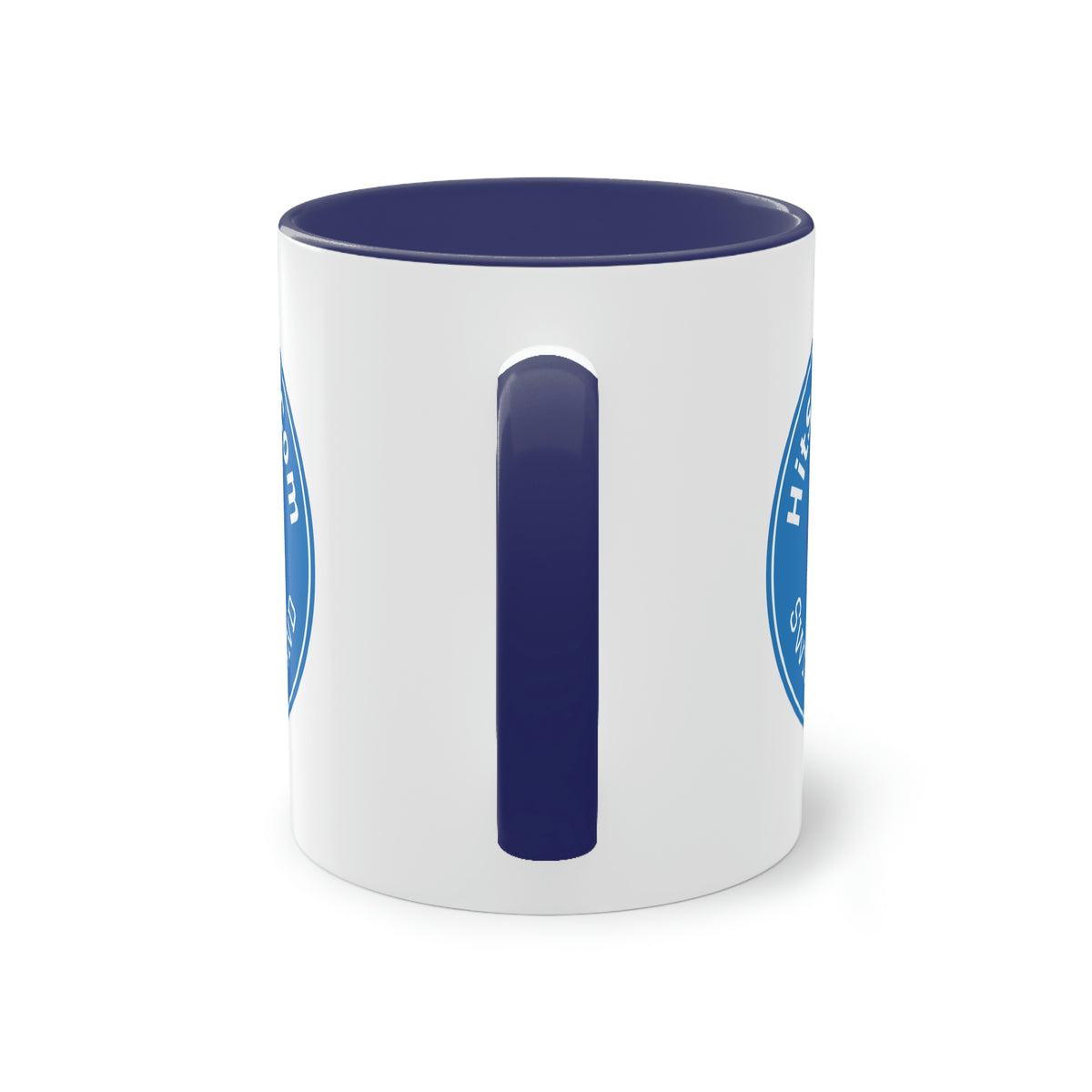 HitSocialCom CH Two-Tone Coffee Mug, 11oz