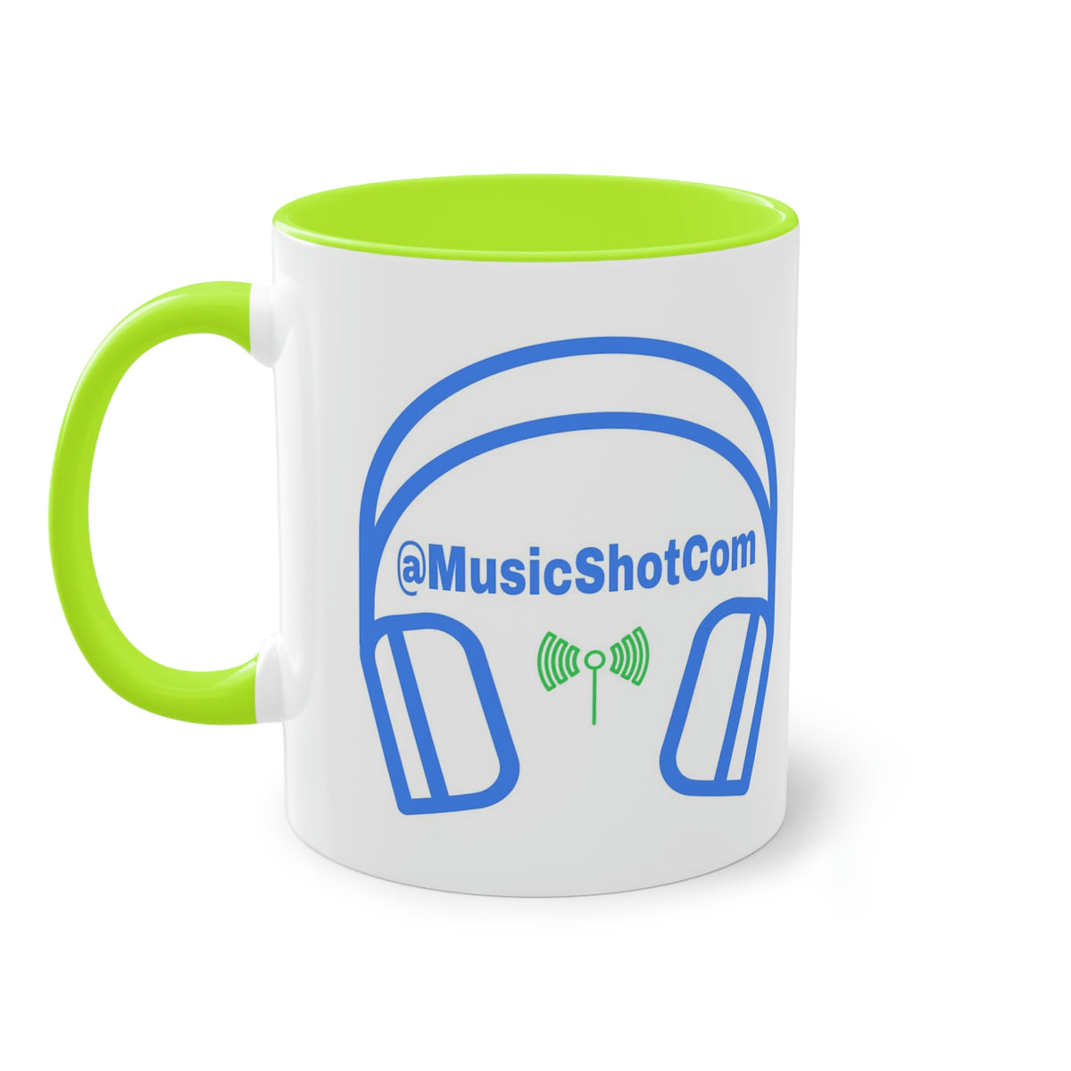 Manu MusicShot Two-Tone Coffee Mug, 11oz