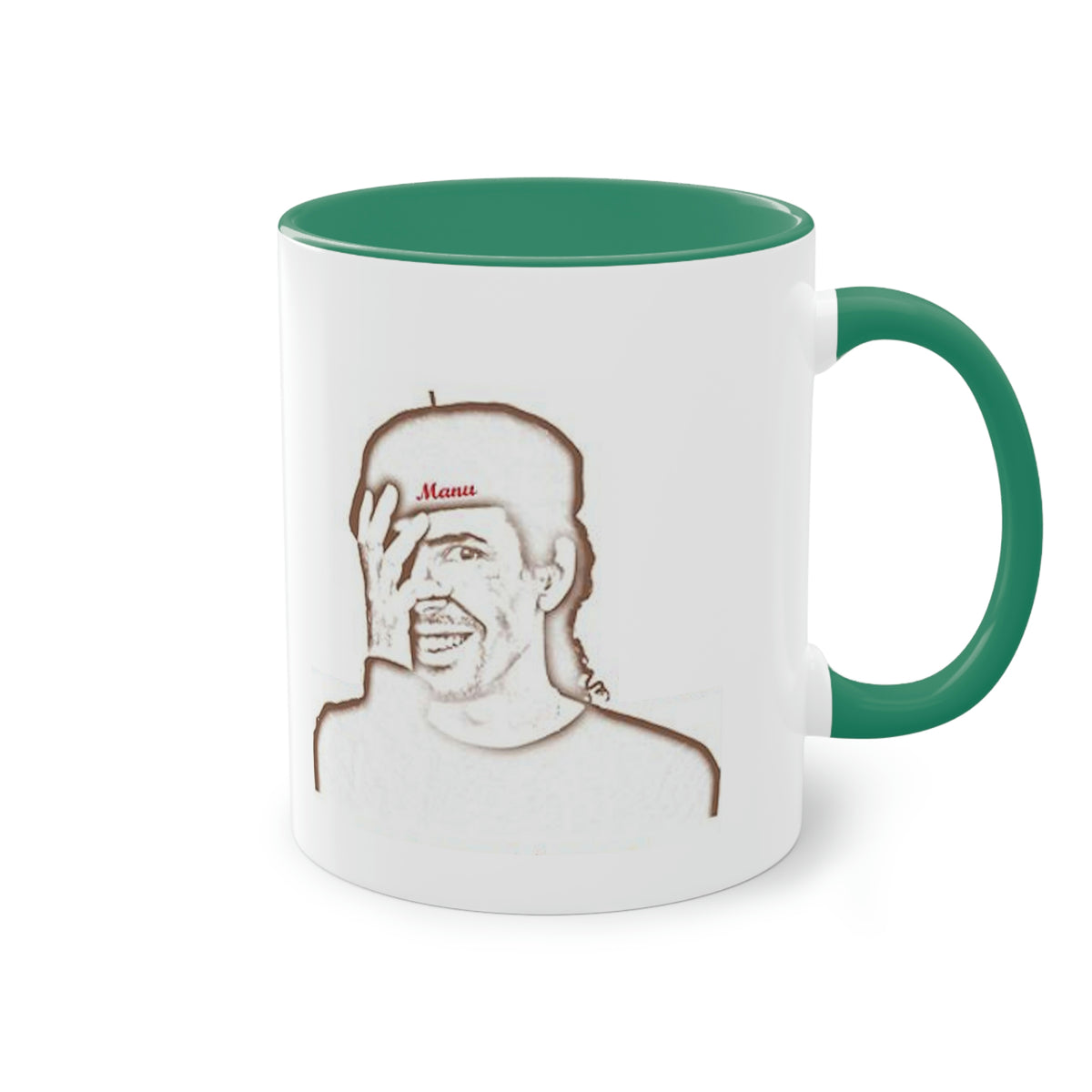 Manu MusicShot Two-Tone Coffee Mug, 11oz