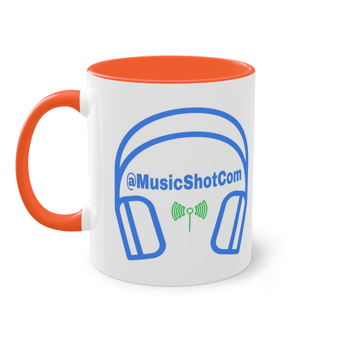 Manu MusicShot Two-Tone Coffee Mug, 11oz