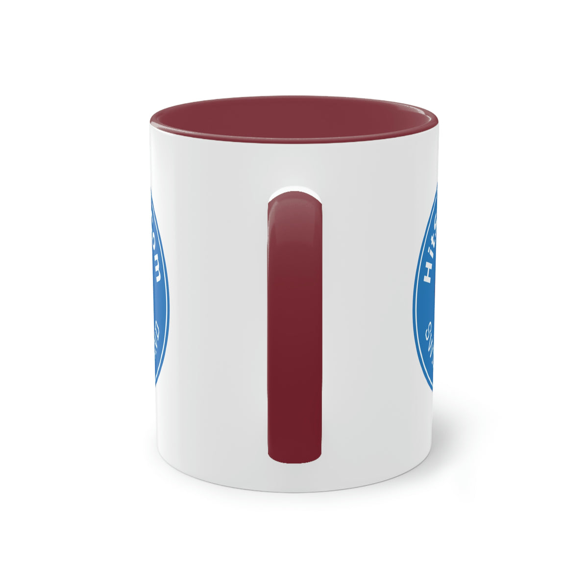 HitSocialCom CH Two-Tone Coffee Mug, 11oz