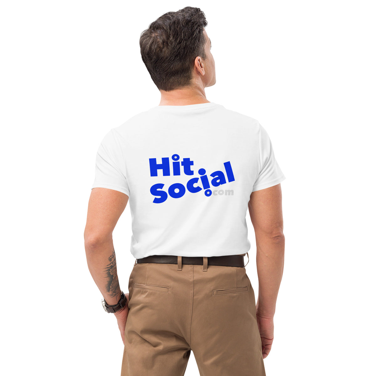 T-shirt premium en coton homme