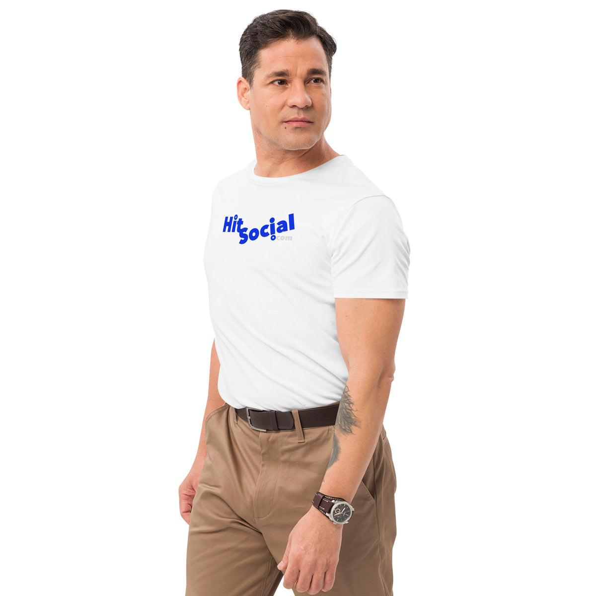 T-shirt premium en coton homme